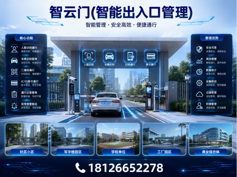 南海区智能悬臂门展示图